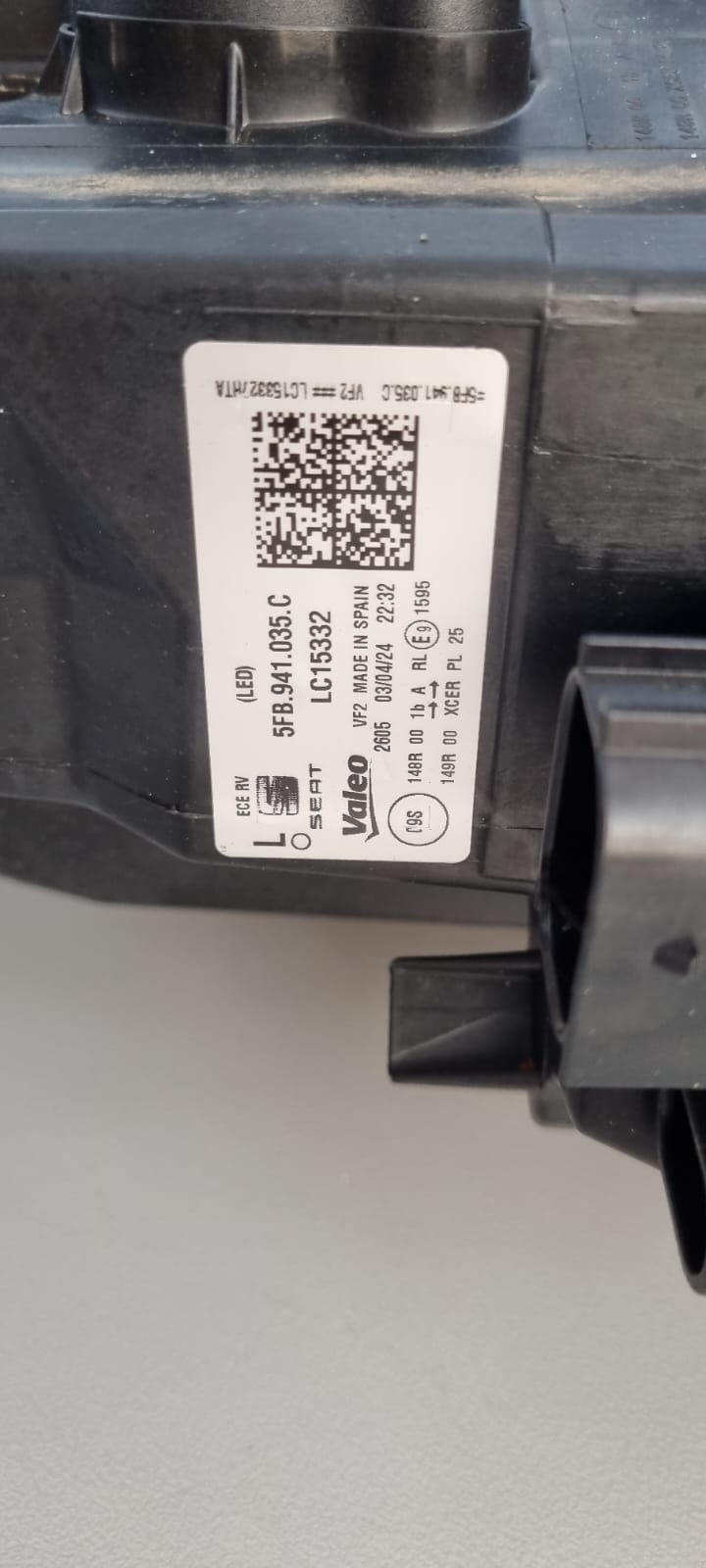 KOPLAMP SEAT TARRACO 5FJ VOL LED LINKS 5FB941035C