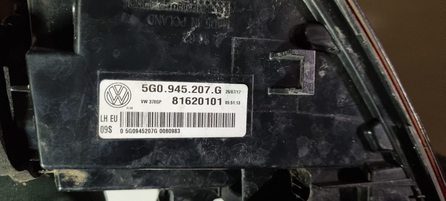 ACHTERLICHT LED VW GOLF 7 7.5 MK7 LINKS 5G0945207G