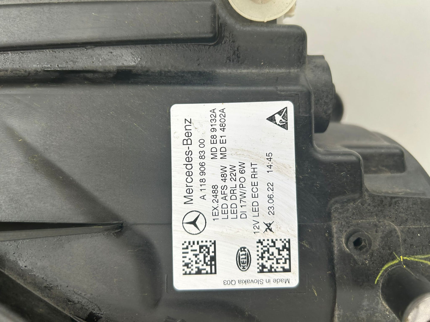 KOPLAMP MERCEDES CLA KLASSE W118 VOL LED LINKS A1189068300