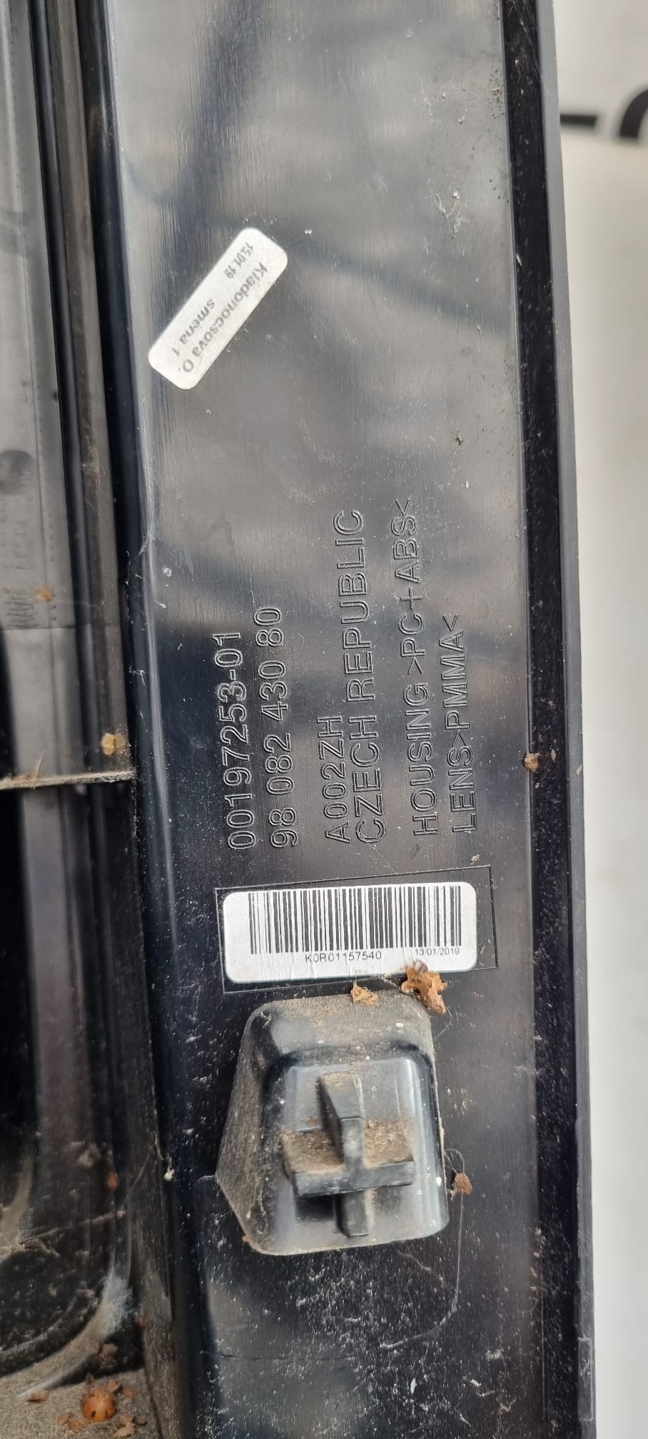 ACHTERLICHT CITROËN JUMPY RECHTS 0019725301