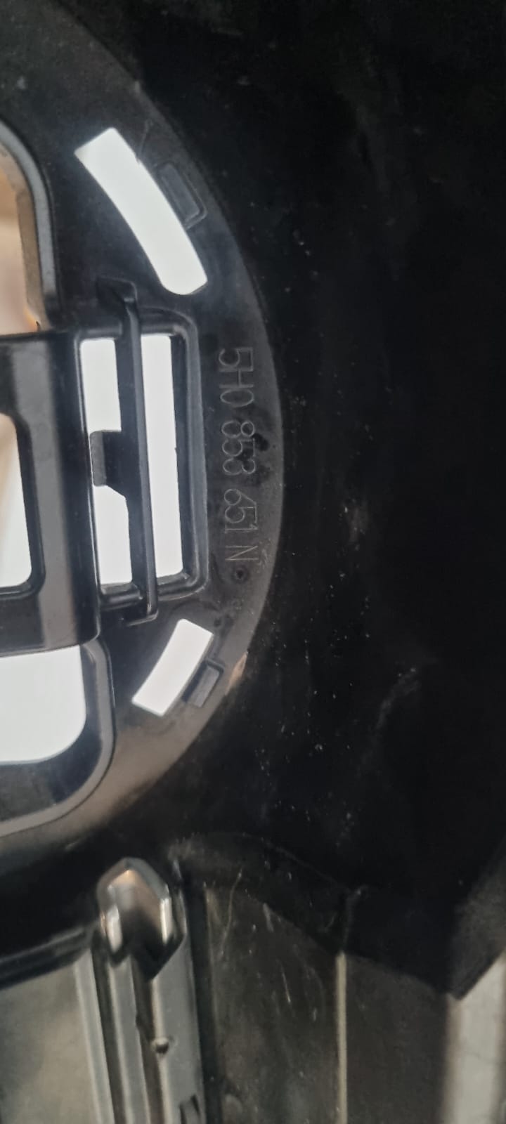 GRILL VW GOLF 8 ORIGINEEL 5H0853651N