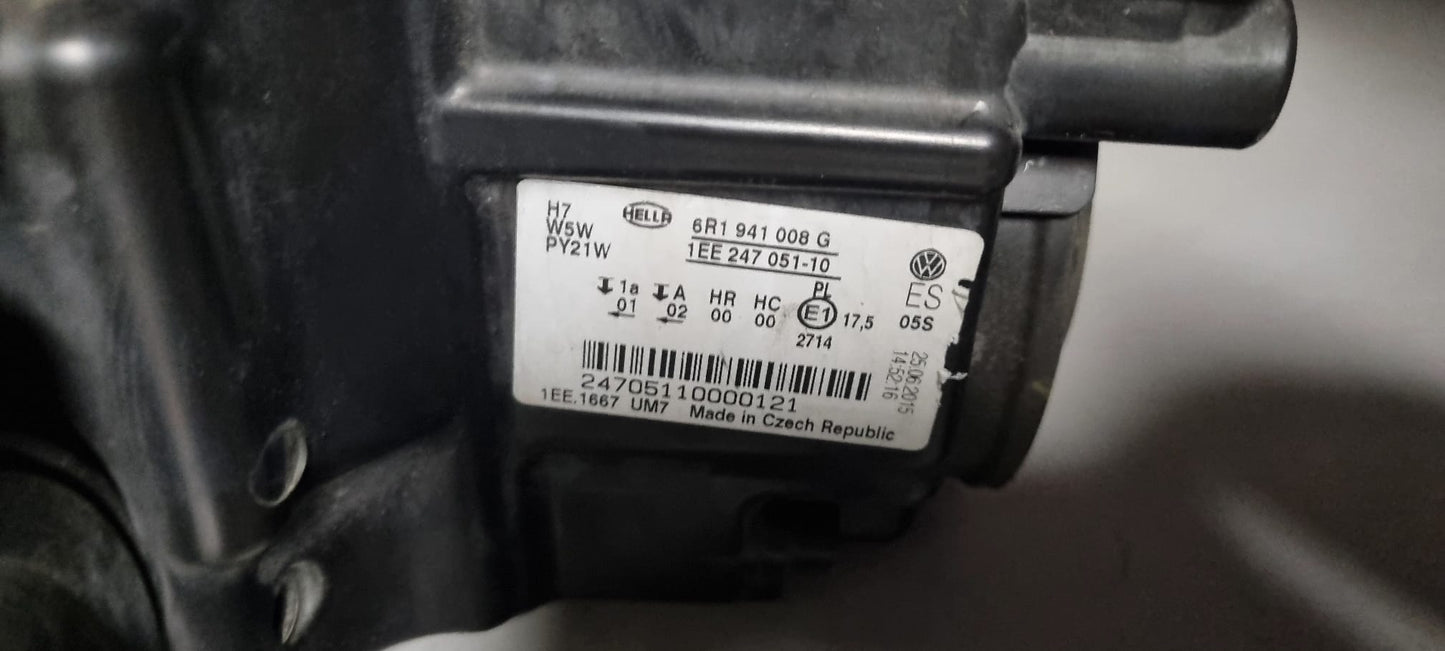 KOPLAMP VOLKSWAGEN POLO 6R ORIGINEEL RECHTS 6R1941008G