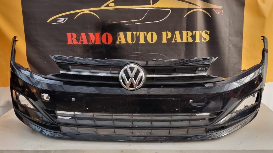 VOORBUMPER VW POLO 2G 4PDC ORIGINEEL BUMPER
