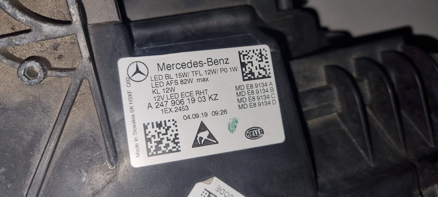 KOPLAMP MERCEDES-BENZ W247 LED LINKS A2479061903