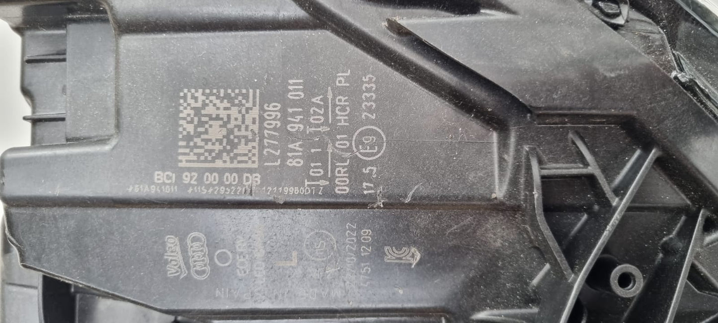 KOPLAMP AUDI Q2  FACELIFT LED LINKS 81A941011